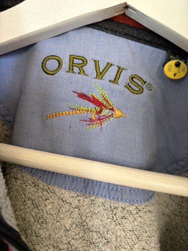 Orvis Charcoal Grey 1/4 Zip Sweatshirt - Large - Picture 10 of 17