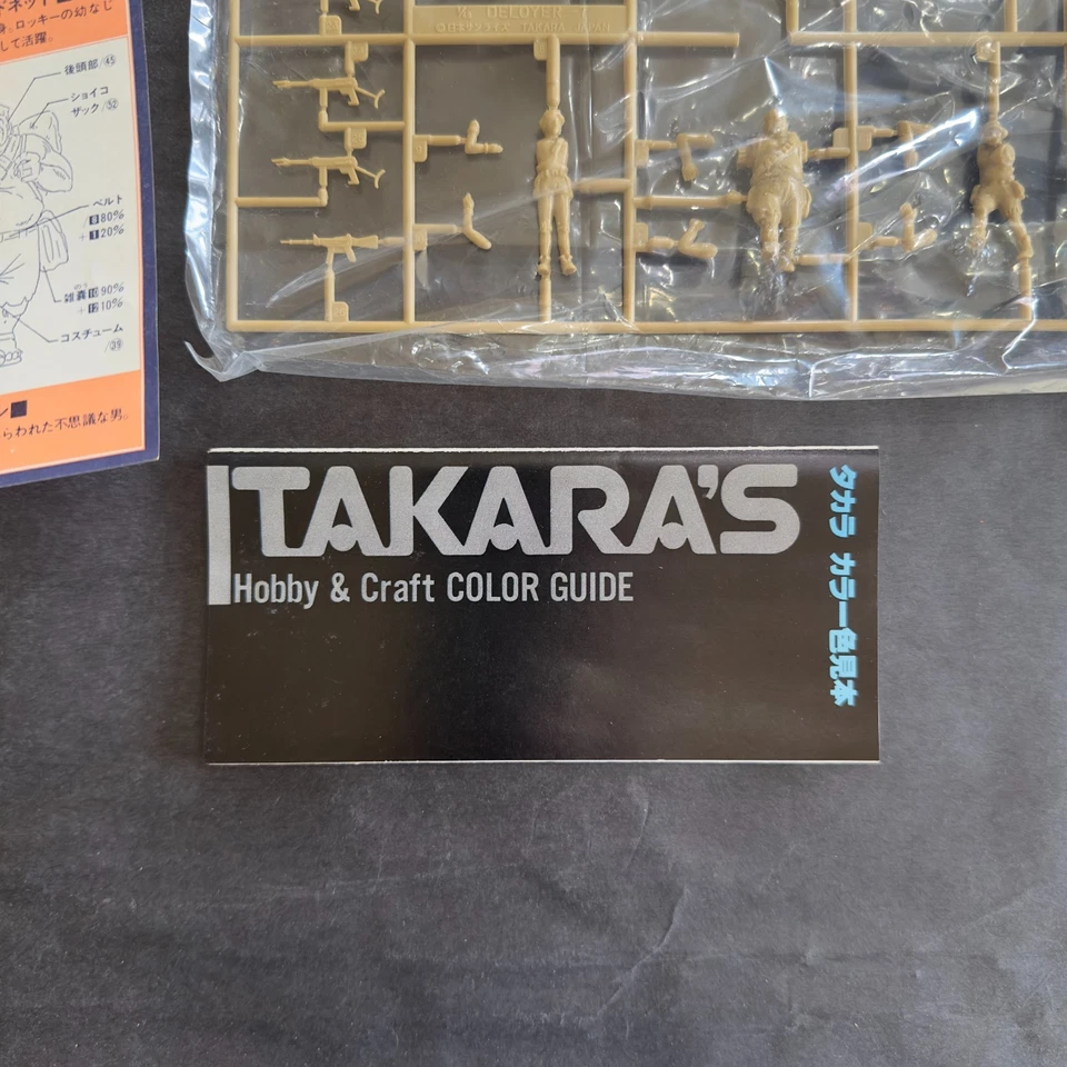 RARE 1982 TAKARA SUN FANG DOUGRAM DELOYER-7 FIGURE SET 440004-5.300 1/48 MISB MT - Image 4 of 4