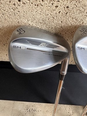 Titleist Vokey SM9 Steel 52,56,60 Degree +1/2 Great Condition
