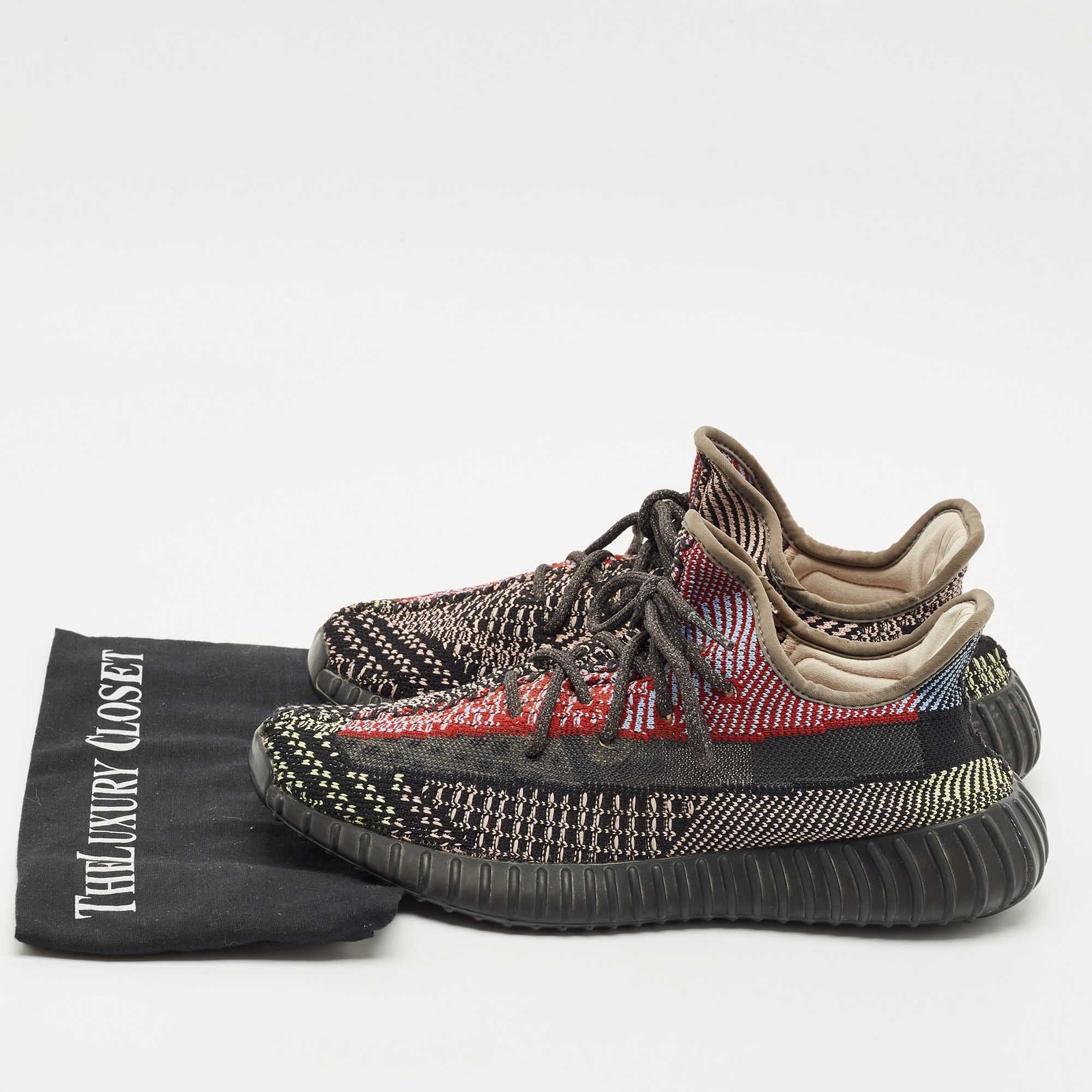 Yeezy Boost 350 V2 Yecheil Non-Reflective Multicolor Sneakers image 9