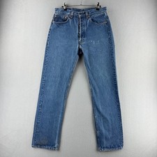 Vintage Levis Jeans Mens 33x36 (Fits 31x31) 501 XX Shrink to Fit 80s Made in USA
