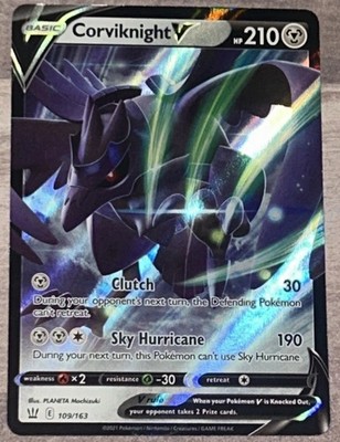 Corviknight V 109/163 Ultra Rare Battle Styles Pokémon TCG NM/M