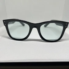 Ray-Ban Sunglasses RBR0502S WAYFARER REVERSE 6677/2 Black w Light Green 53 mm