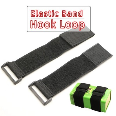 Verstellbar Elastisch Haken Schlaufe Gurt Wiederverwendbar Nylon Kabelbinder Verschluss Band Set