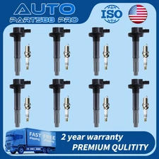 HIGH PERFORMANCE Spark Plugs and Coil Packs Set for 2011-2015 Ford F-150 5.0L V8