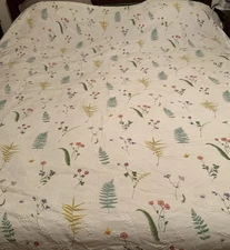 linens n things Matelasse Floral Queen Coverlet Bedspread Ferns Floral ? Locoma