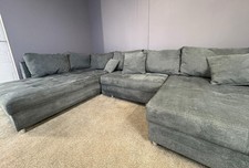 Large grey U shape sofa bed DELIVERY AVAILABLE!