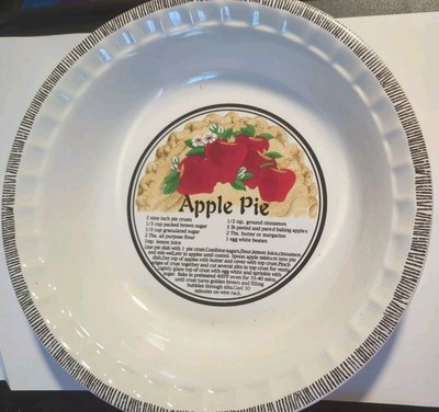 Vintage Apple Pie Baking Dish Royal China Jeannette