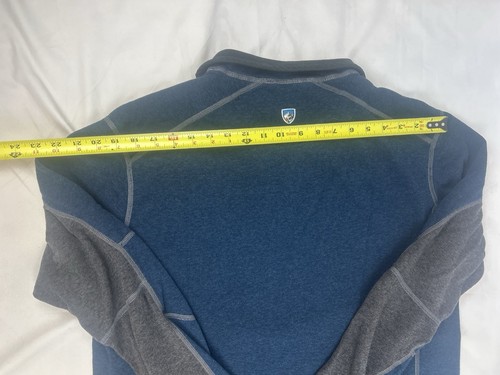 Kuhl Kashmira Herren Gr. XL Revel 1/4 Zip Sweater Fleece Blau Pullover Wandern - Bild 15 von 24