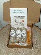 White Sage Smudging Kit Includes 3 White Sage, 2 Palo
