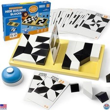 3D Puzzle Blocks for Kids - Educational Brain Teaser Toy with Storage Tray 