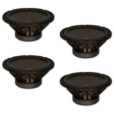 4 Goldwood Sound GW-10PC-8 Heavy Duty 8ohm 10" Woofers 400 Watts each Speakers