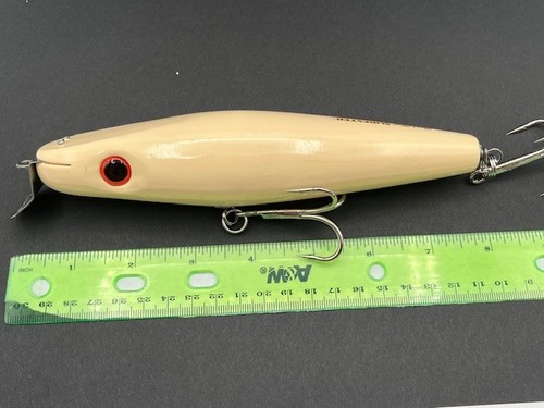 Vintage Creek Chub Surfster 7" Wood Saltwater Bone - Picture 7 of 8