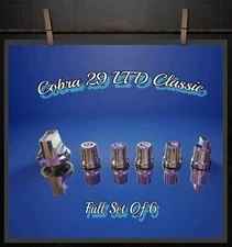 COBRA 29 LTD Classic Replacement Control Knobs For CB Radio •Full Set Of 6 • New