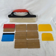Lot of 11 Hand Applicators 8 3M PA-1 Gold Squeegee for Films Tints Reflective