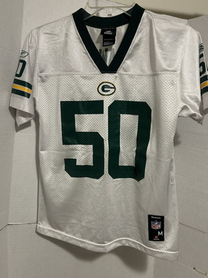 NFL Green Bay Packers AJ Hawk #50 Jersey Youth Medium 10 - 12 Reebok