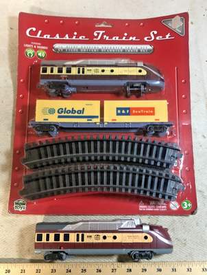 Classic Train Set (14 pcs.) Still Sealed on Rack Card, plus Extra