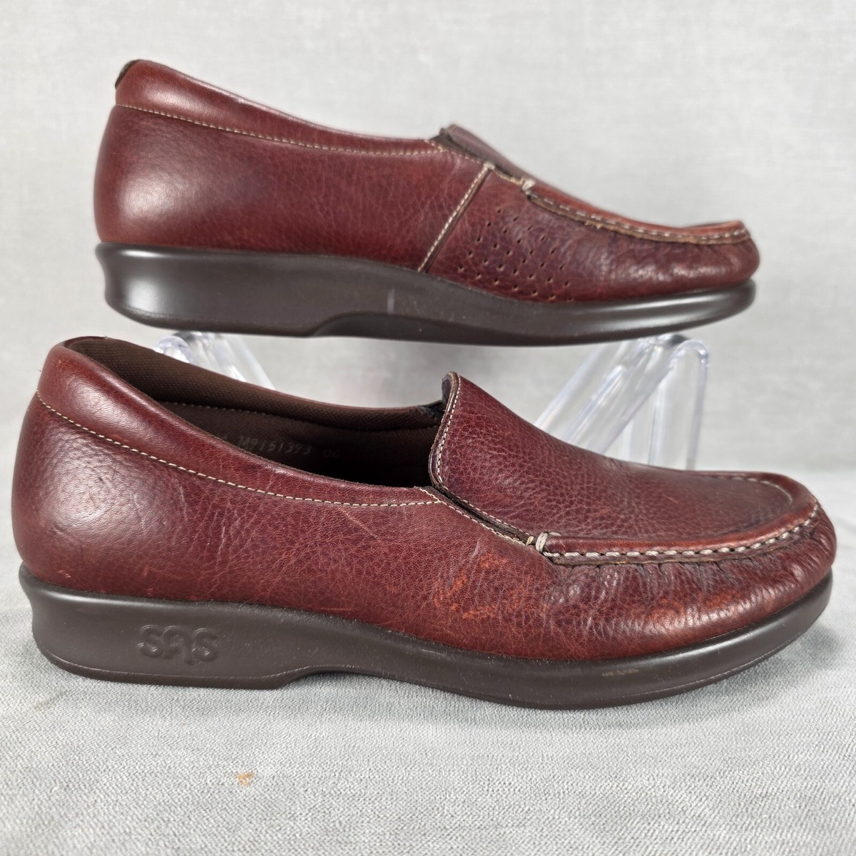 SAS Twin Tripad Comfort Womens 9 Brown Leather Slip On Loafers Made in USA il_fullxfull.2987072547_gbr7.jpg main image 3