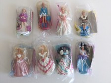 1992 McDonald's Happy Meal Barbie W/Hair Set of 8 Vintage Toys Princesses