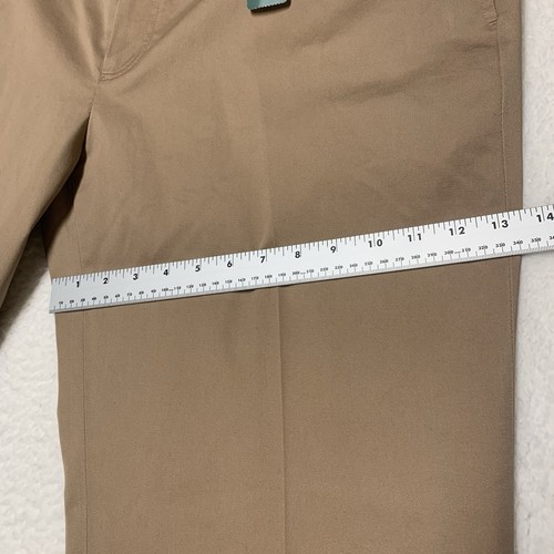 L.L. Bean Dress Pants Chino Men's Sz 42 Wide Dark Cotton Khaki Beige 42 x 28 - Picture 10 of 15