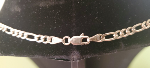 HAN Sterling Silver 925 Necklace Chain Made in Italy 11.2g 18 in - Picture 4 of 9