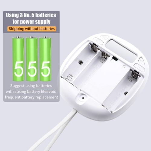 Alarm Clock Portable Cute Cat Led Light Bed Shaker Heavy Sleepers White - Picture 6 of 8