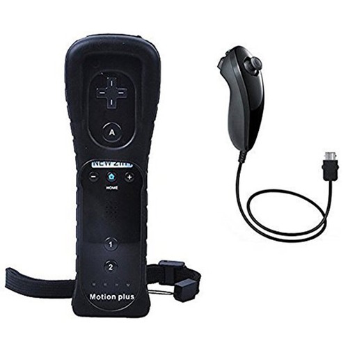 Built in Motion Plus Remote Controller & Nunchuck For Nintendo Wii/Wii U w/ Case - Picture 45 of 142