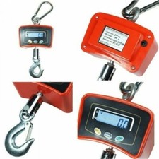 BILANCIA DINAMOMETRO DIGITALE 500 KG SOSPESA DA GRU A MOLLA GANCIO INDUSTRIALE