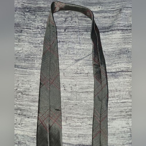 Calvin Klein Gray Polyester Silk Neck Tie - Imagen 6 de 8