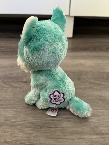 Ty Beanie Boo Jade The Wolf - 7" Great Wolf Lodge Exclusive Rare - Picture 5 of 9