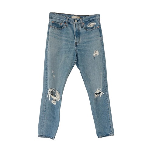Levis Wedgie Light Wash Ripped Jeans Sz 27 - Picture 3 of 13