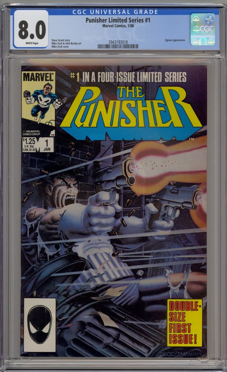 アメコミリーフ Punisher Limited Series #1 CGC Punisher Limited Series #1 (1986) 1st solo series, CGC | eBay