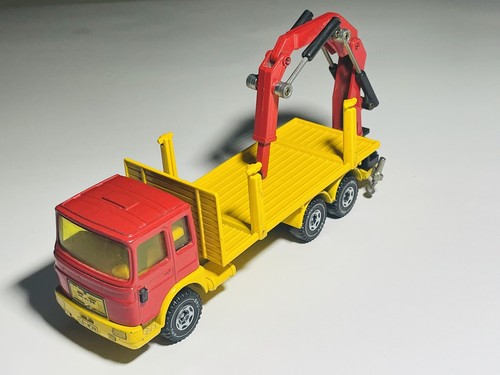 VIntage 1980s SIKU 1/55 Diecast LKW MIT LADEKRAN West Germany Crane Truck Loose - Picture 2 of 10