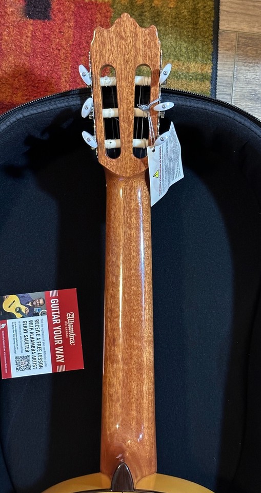 Alhambra® 3F 6-String Flamenco RH Acoustic Guitar w/ Tap Plate & Logo'd ...