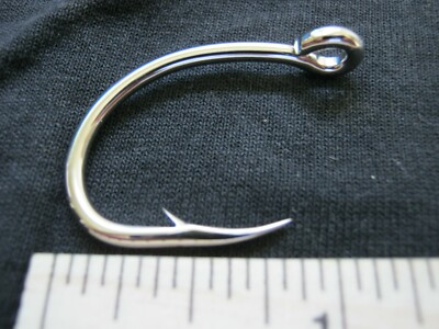 100 Eagle Claw L318NMGM Nickel Live Bait hooks 6/0 Tuna Dorado