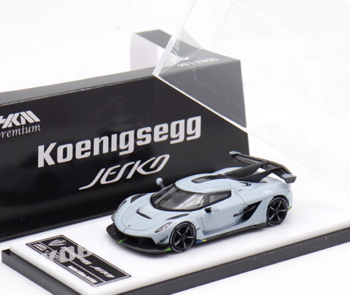 GB HKM 1:64 Gray Jesko Super Racing Sports Model Diecast Collect Car - Picture 1 of 7