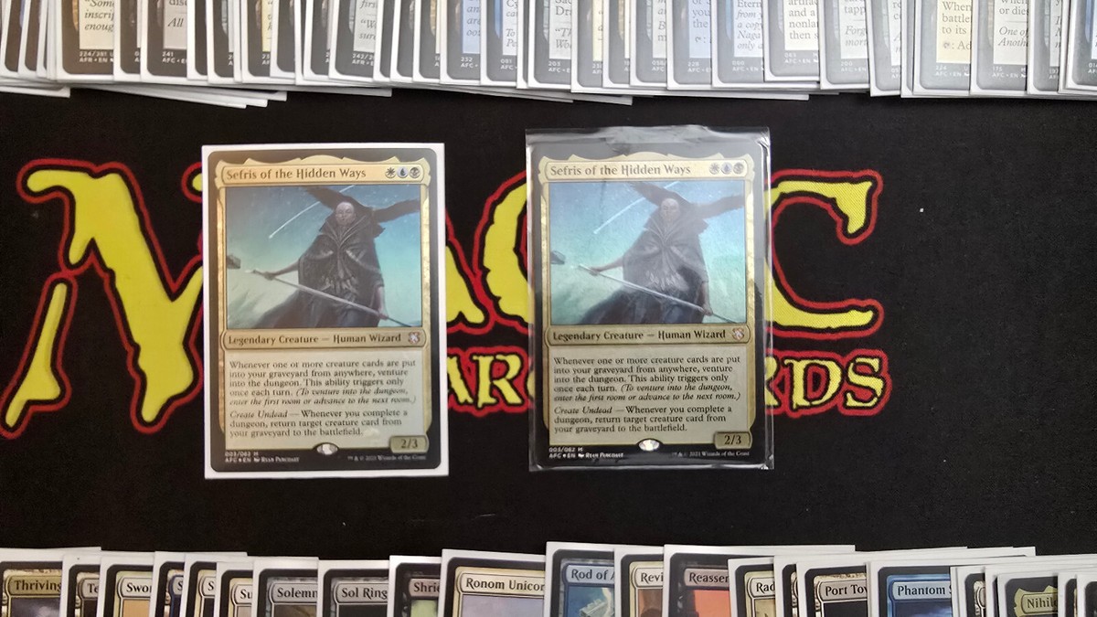 mtg dungeons of death commander deck Dungeons & Dragons: Adventures in the Forgotten Realms