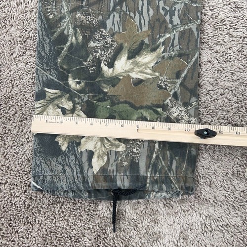 Jerzees Pants Mens XL Brown Camo Mossy Oak Break Up Cargo Utility Hunt Country - Picture 9 of 15
