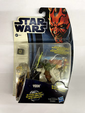 Hasbro Star Wars The Clone Wars Figur Yoda mit Lichtschwert NEU OVP