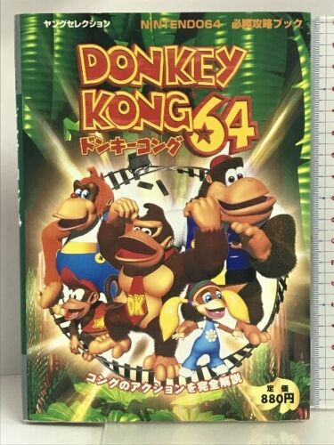 Donkey Kong 64 jeune sélection Nintendo livre de stratégie gagnant Donkey Kong 64 Jitsugyo No Nihon - Photo 1 sur 3