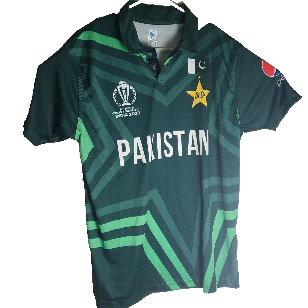 Pakistan Cricket T-Shirt Jersey Polo ICC WORLD CUP INDIA 2023