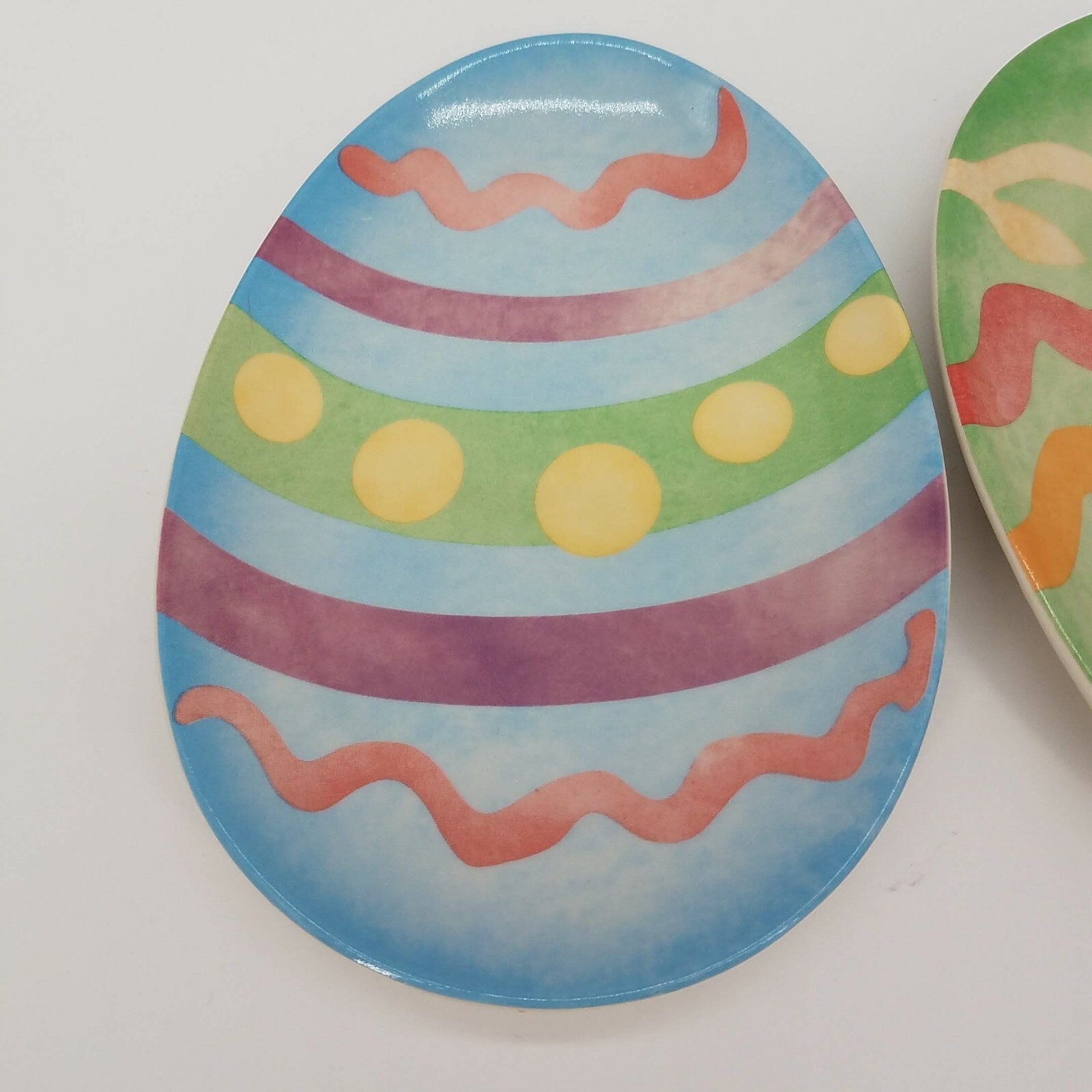 Longaberger Easter Egg Snack Plates Retired/Limited 31085/AVAIL ONE