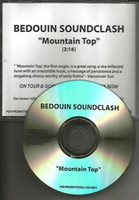 BEDOUIN SOUNDCLASH Mountain Top  ULTRA RARE Tst Press PROMO DJ CD single 2010