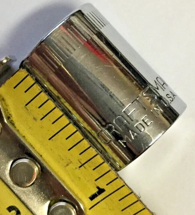 Craftsman VV 43509 Metric 11mm Short Chrome Socket 1 4