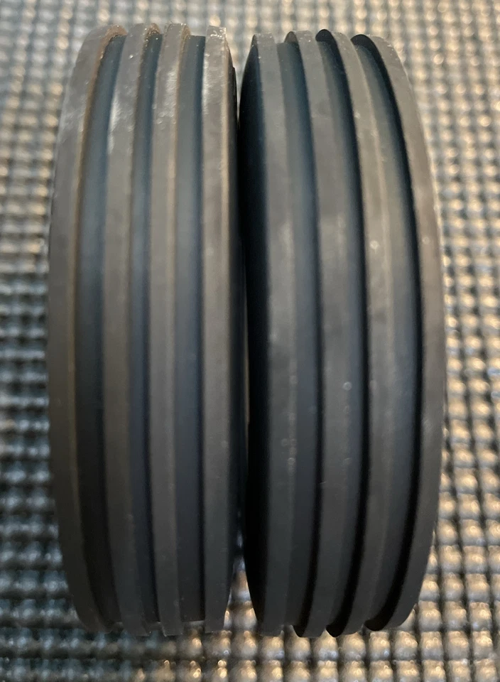 Team Associated 6004 RC10CC Classic Clear 6313 Front Rib Tires Fits Vintage NEW - Image 4 of 4