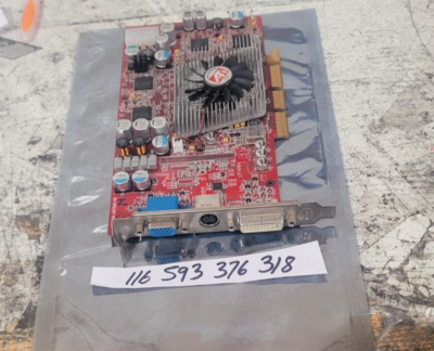 102A0750203 ATI Tech ATI Radeon 9800 Pro 128MB DVI/ VGA/ S-Video Out/ AGP  Vide