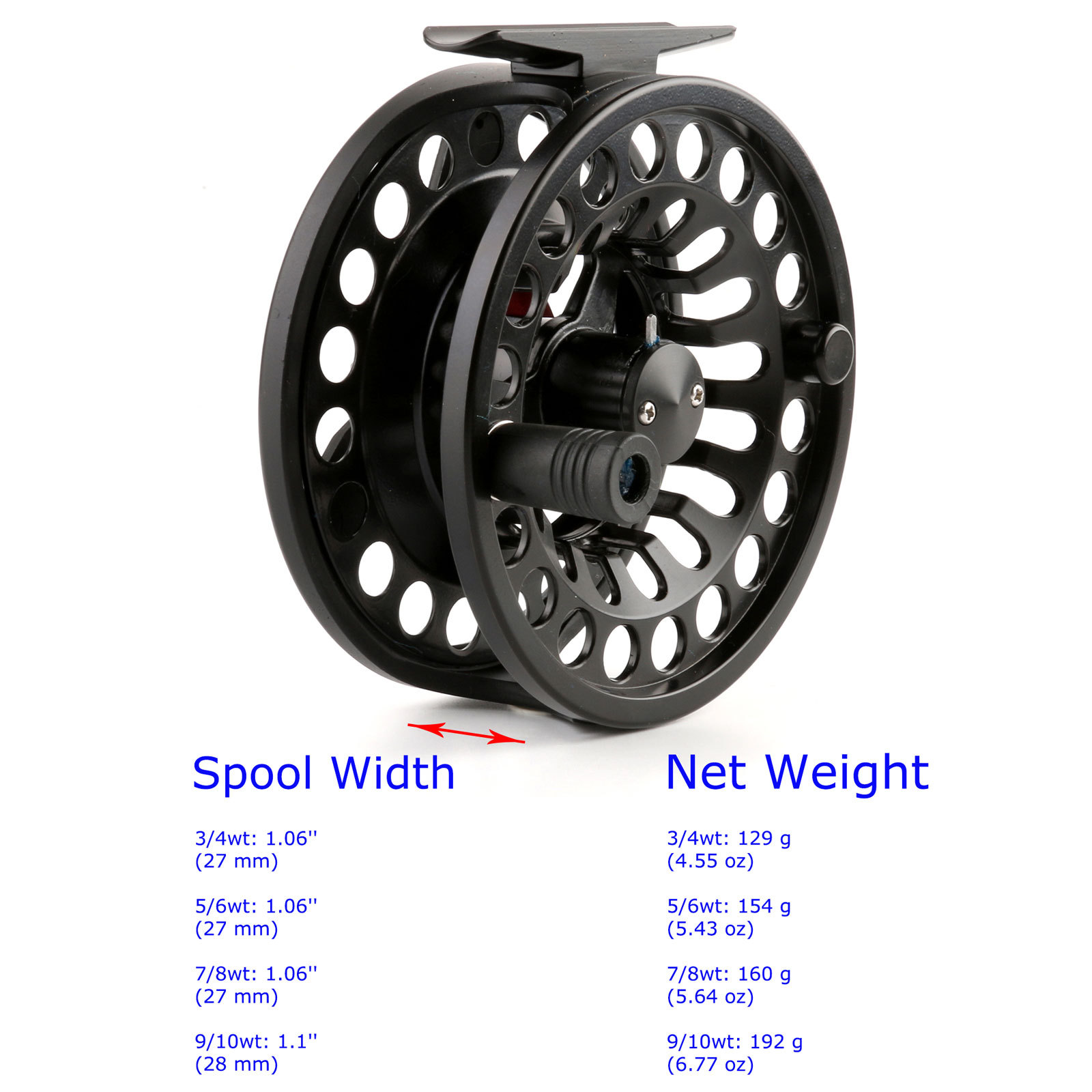Maxcatch Best Diecasting Fly Reel 3/4/5/6/7/8/9/10WT Aluminum Fly