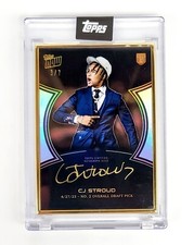 MINT SEALED #/7 AUTO ROSE GOLD RC 2023 Topps Now Rookie Campaign CJ Stroud RARE