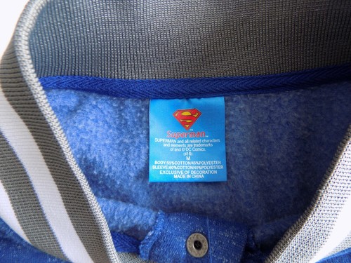 Superman Jacke mit Knopfleiste - Bild 4 von 8