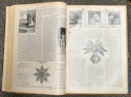 1899 Alte und Neue Welt Zeitschrift Original Antik Buch - Bild 5 von 10